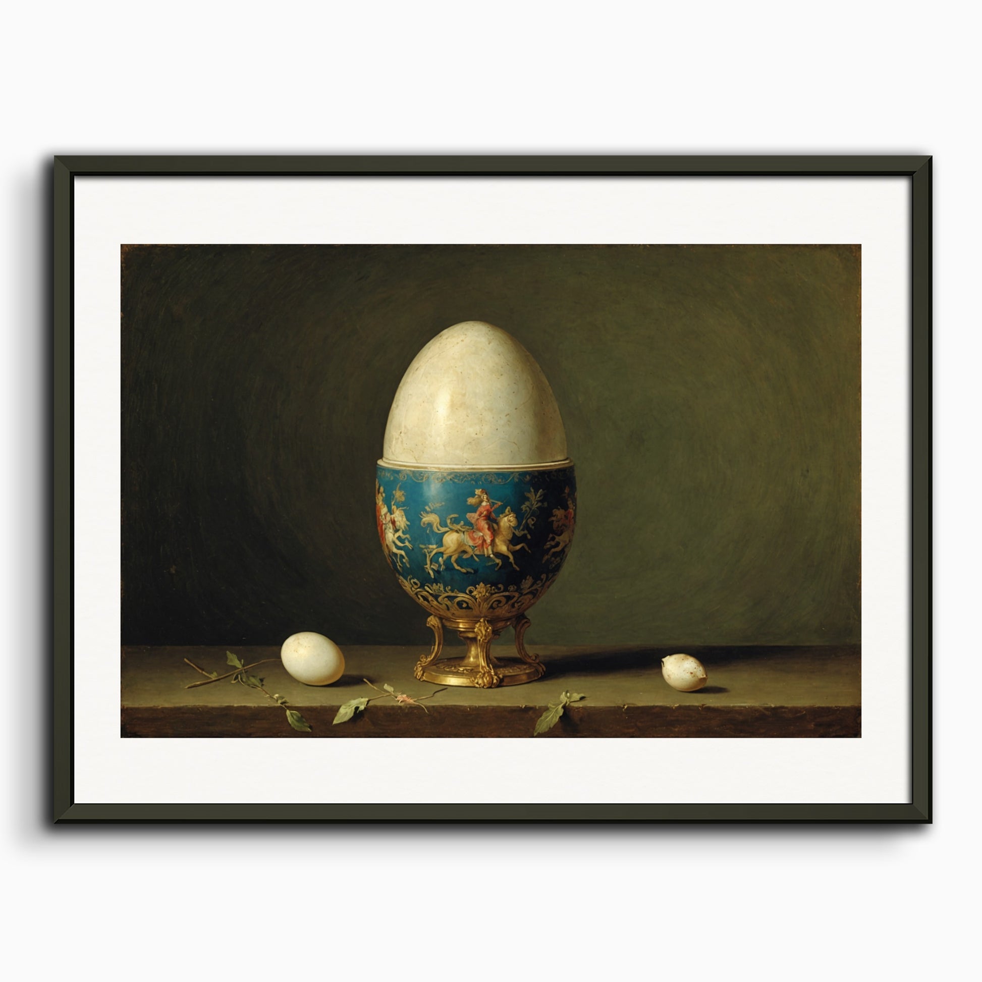 Poster: Jean-Antoine Watteau, Egg