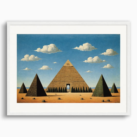 Poster: Belgian surrealism, Pyramid