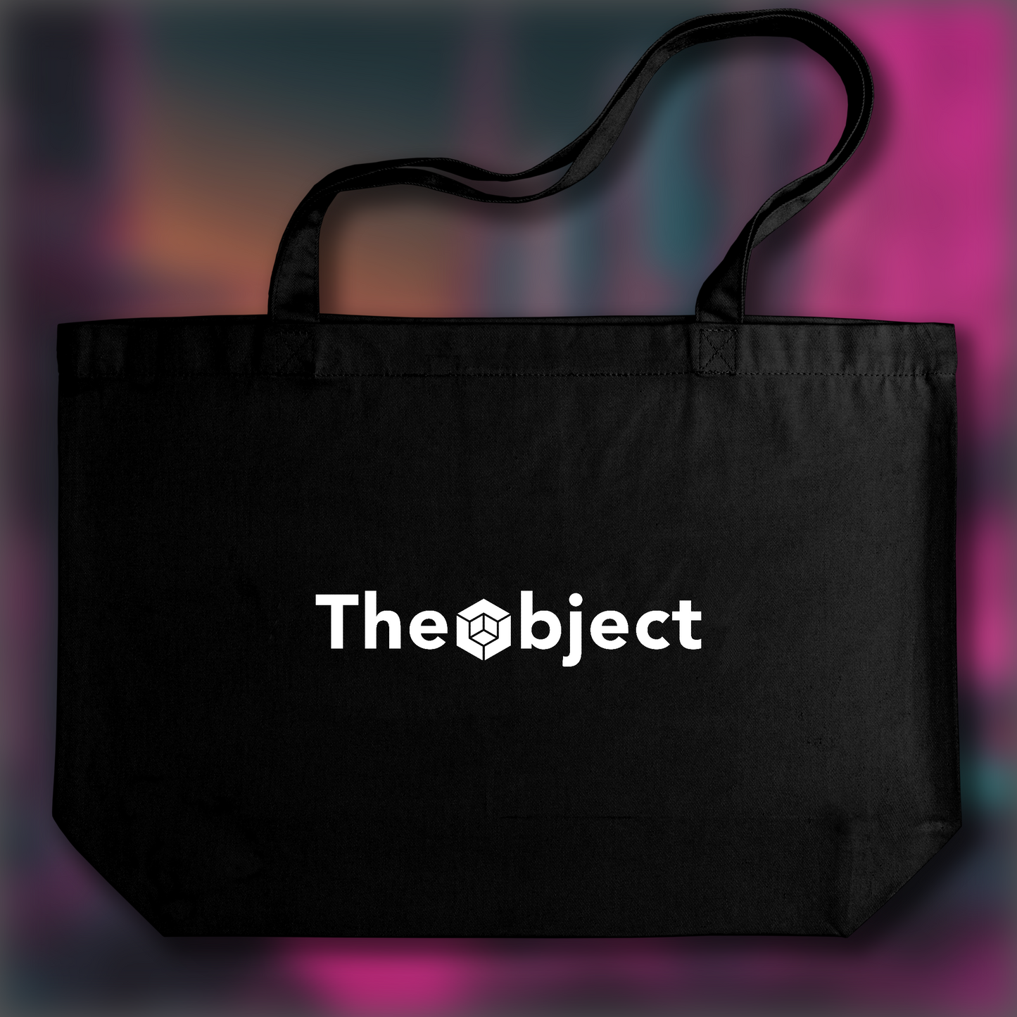 Tote bag - Neon punk, Brutalist architecture, city - 129903184