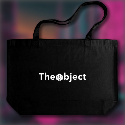 Tote bag - Neon punk, Brutalist architecture, city - 129903184