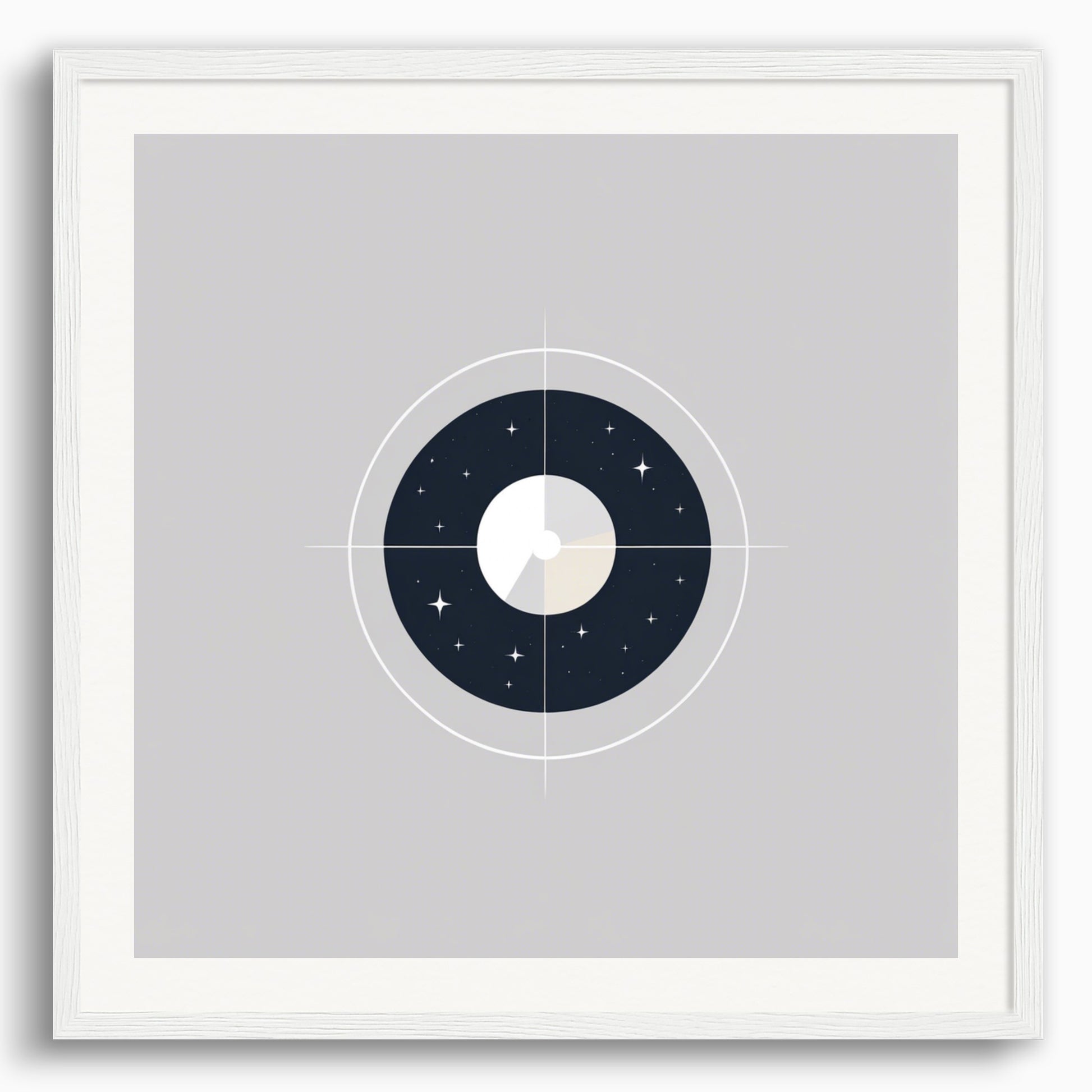 Poster: Abstract minimalist art, Astronomy