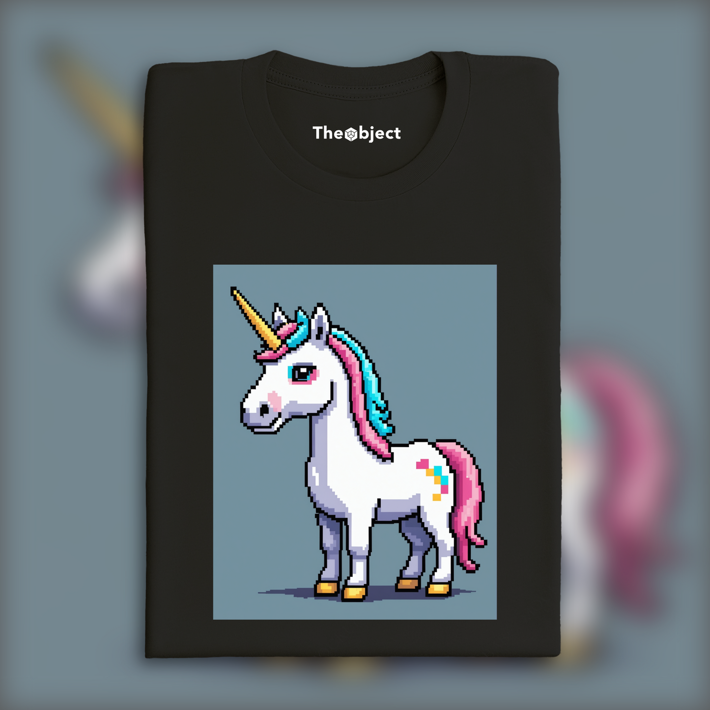 T-Shirt - Pixel art, Unicorn - 2469670807