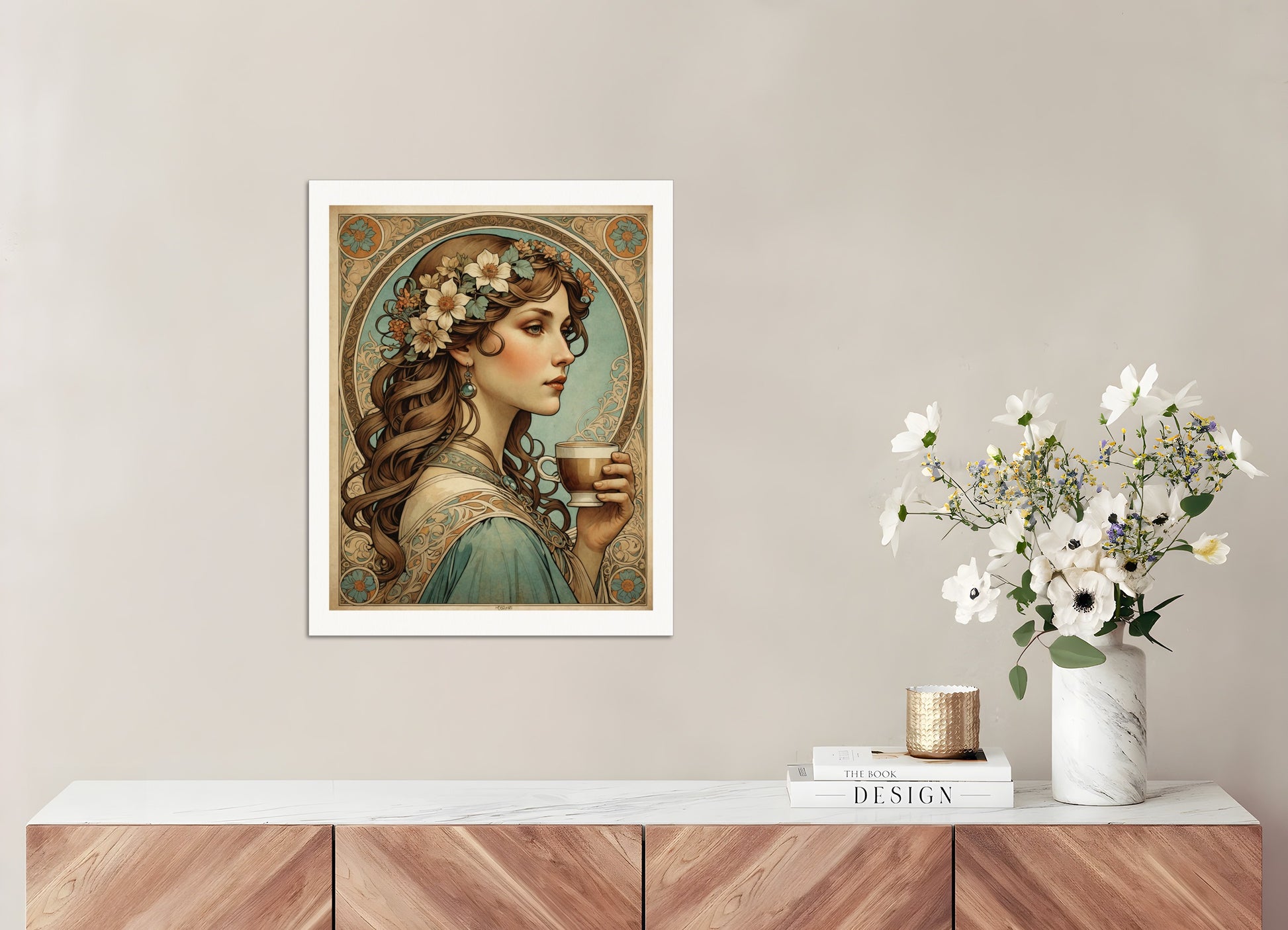 Poster: Mucha, Coffee