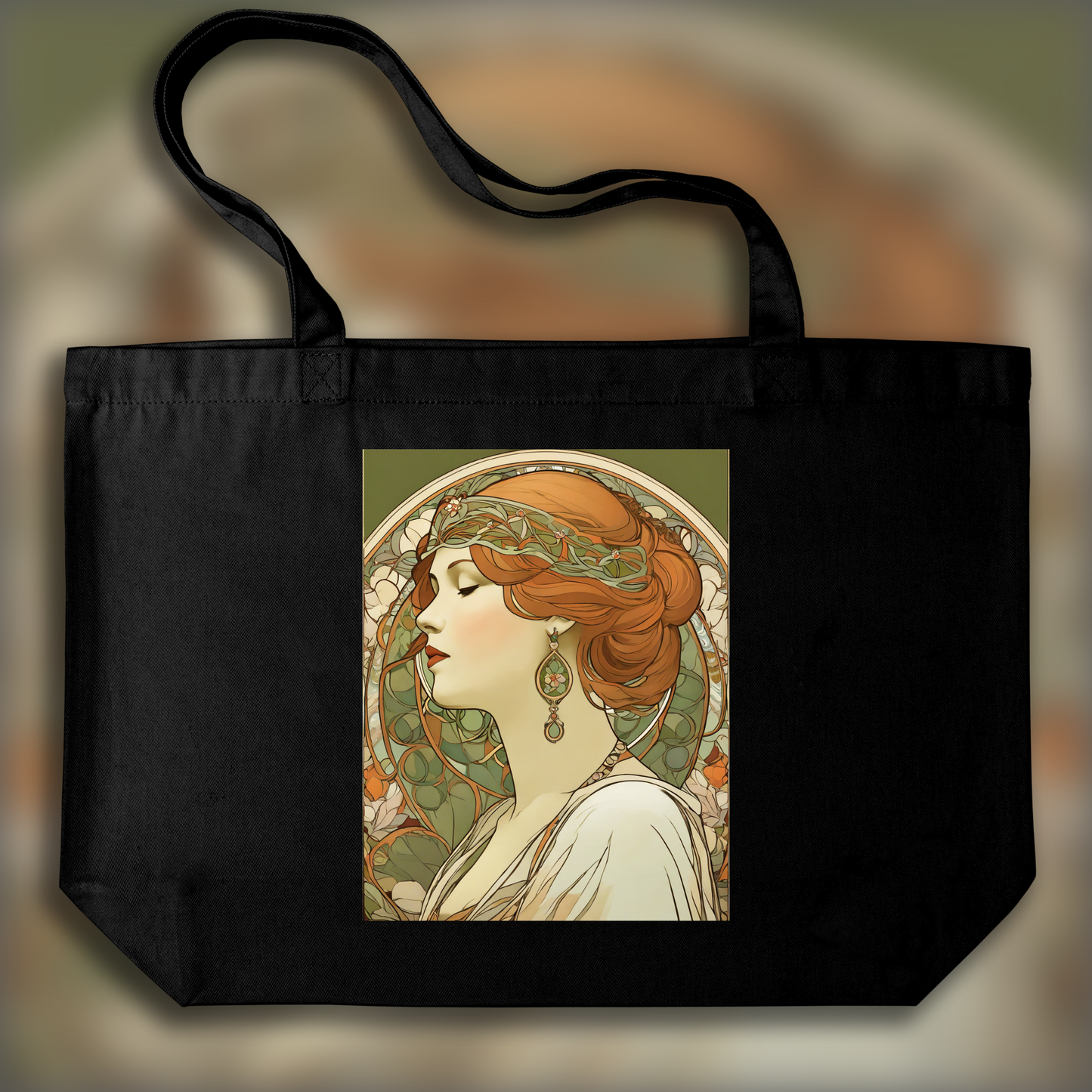 Tote bag - Enchanting fusion of ornate lines and flowing shapes, Women - 1870499683