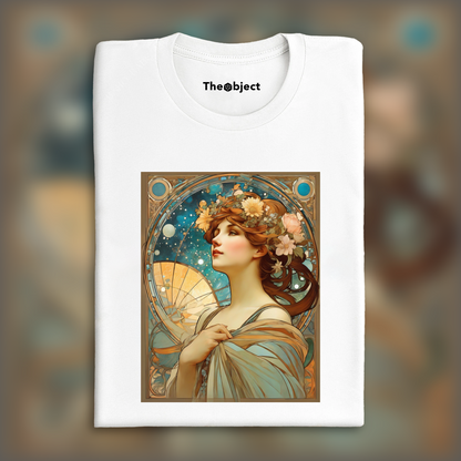 T-Shirt - Enchanting fusion of ornate lines and flowing shapes, Astrology - 4098937399