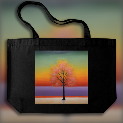 Tote bag - Scottish Abstract Expressionism Painting, Flowers in Venice - 3785047925