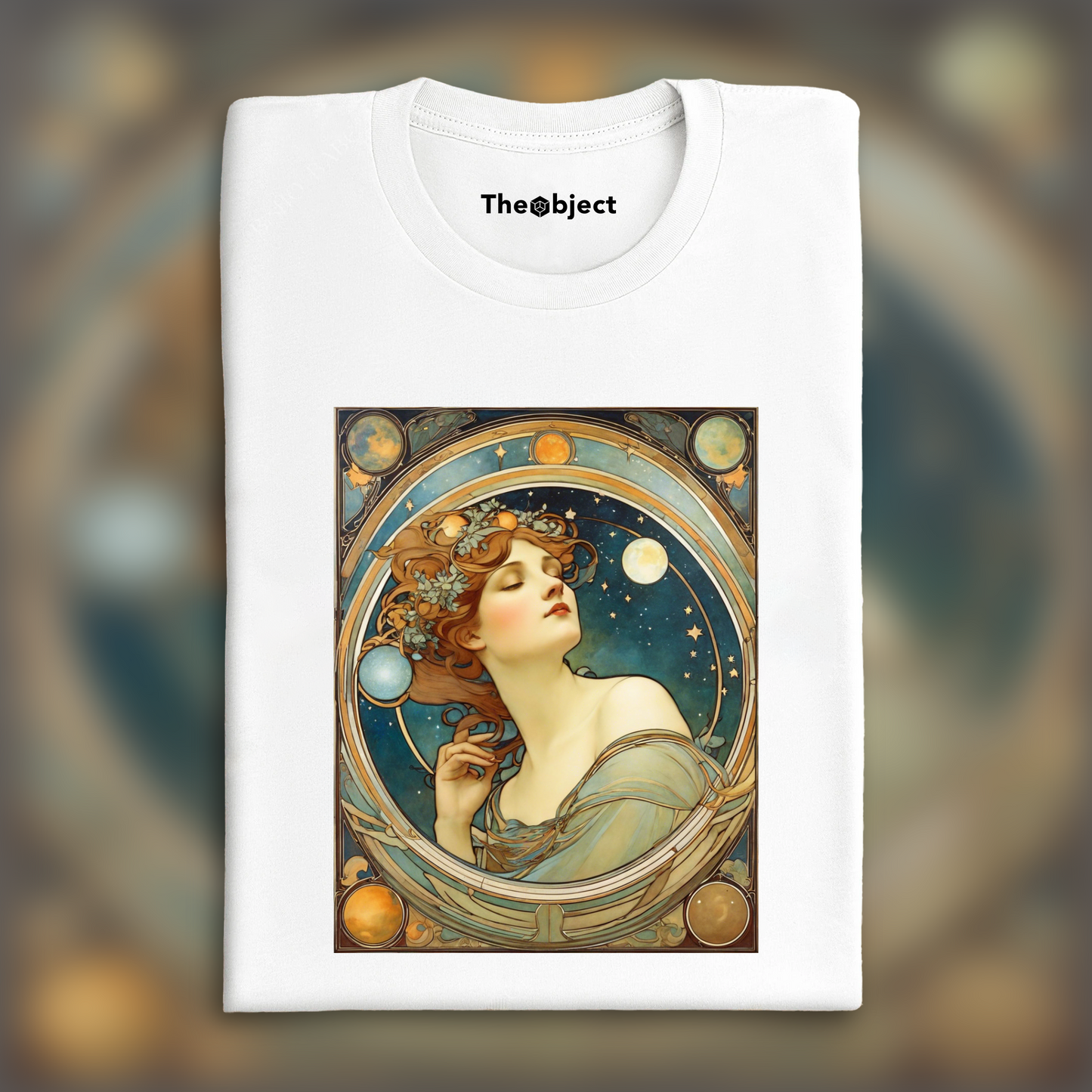 T-Shirt - Enchanting fusion of ornate lines and flowing shapes, Astronomy - 1376514568