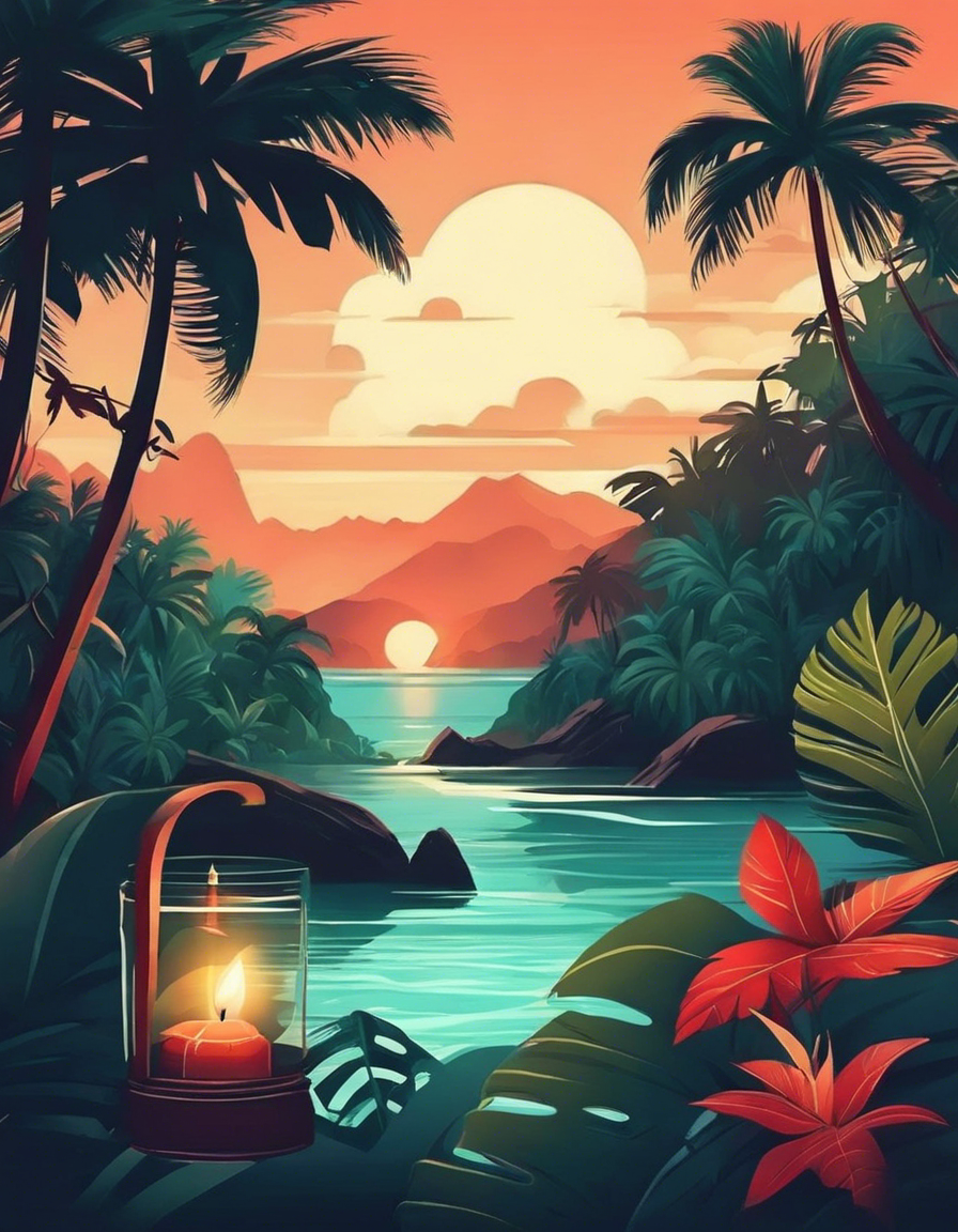 Image - Tropical Jungle, Candle - 4235799676