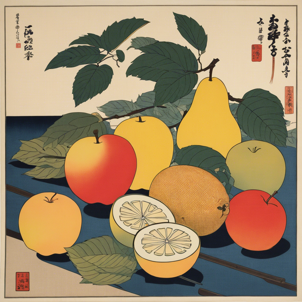 Tote bag - Ukiyo-e, Fruits - 2261737368