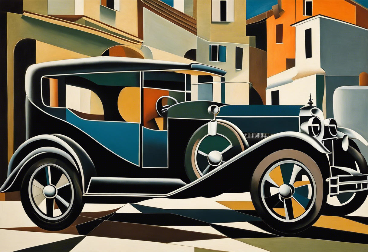 Image - Cubisme à la précisoin géométrique, Voiture - 1938256568