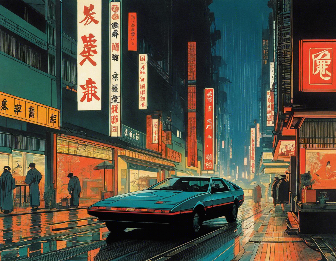 Image - Poetic ukiyo-e views, fleeting moments, blade runner - 542869695