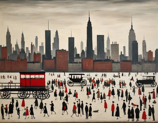 Image - Vie industrielle et figures minimalistes, New York city - 474246534