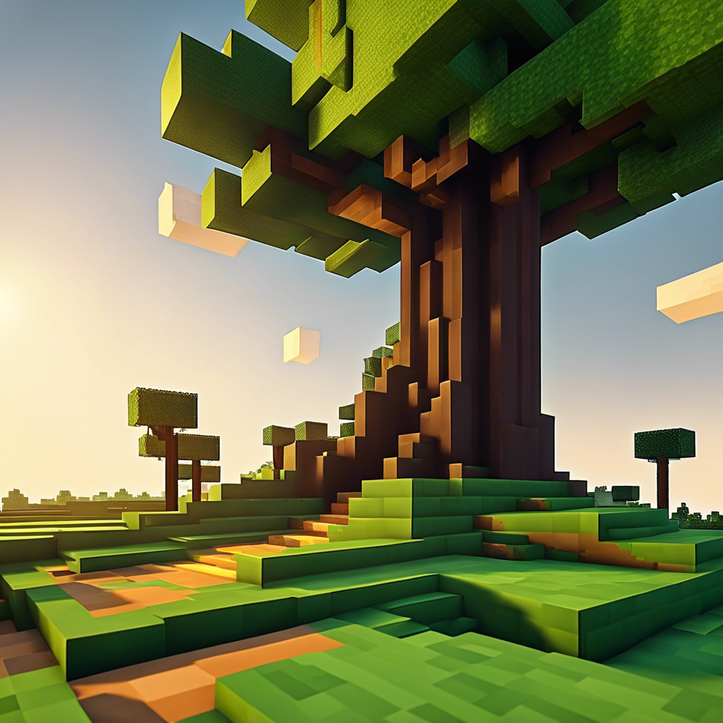 Image - Minecraft, Tree base landscape - 1457218232