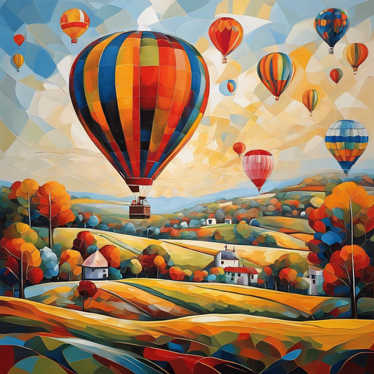 Image - Abstractionism, Hot Air Balloon, Hot air balloon - 2642206321