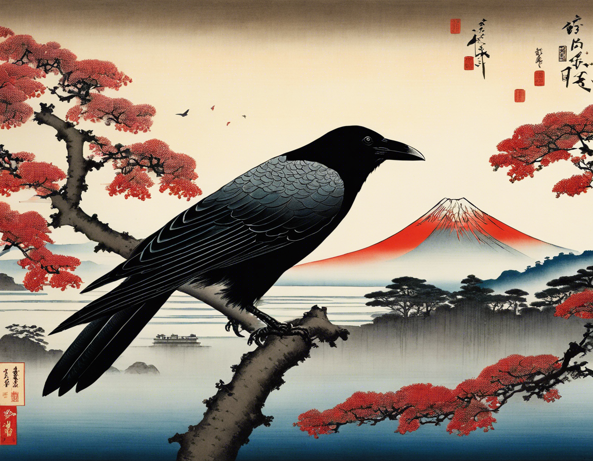 Image - Poetic ukiyo-e views, fleeting moments, Crow - 3260586941