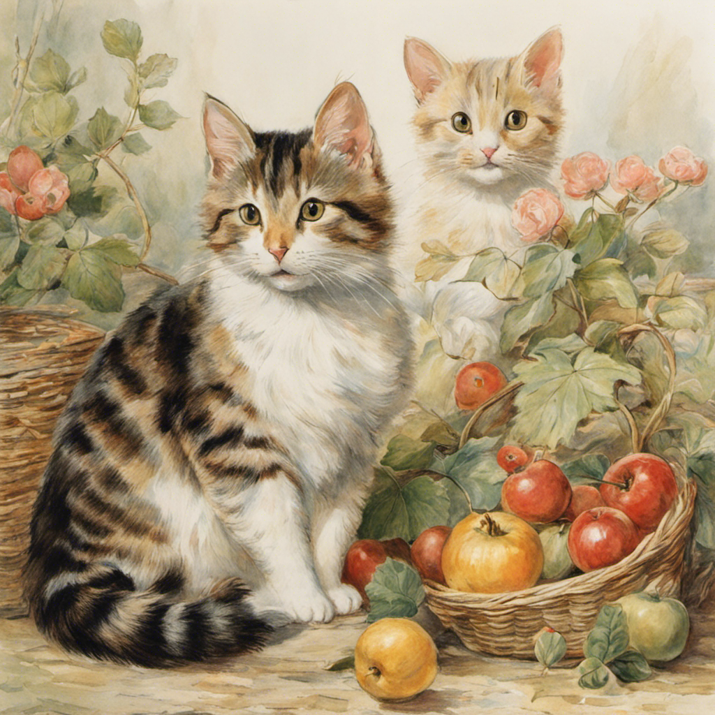 Image - Charming tales, delicate British watercolors, Cat - 2520828967