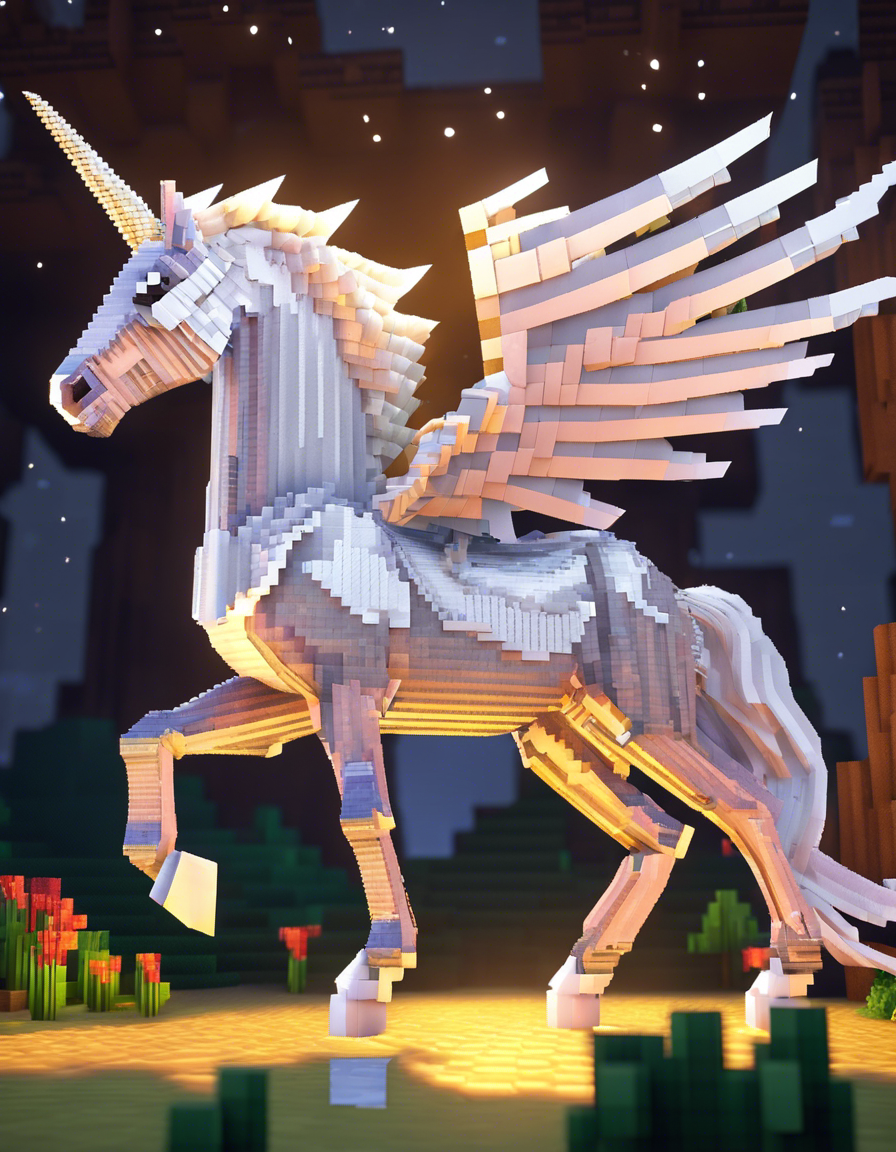 T-Shirt - Minecraft, Unicorn - 2560498206