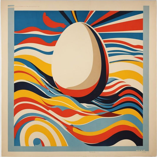 Image - American poster from the 60s, Egg - 787685651