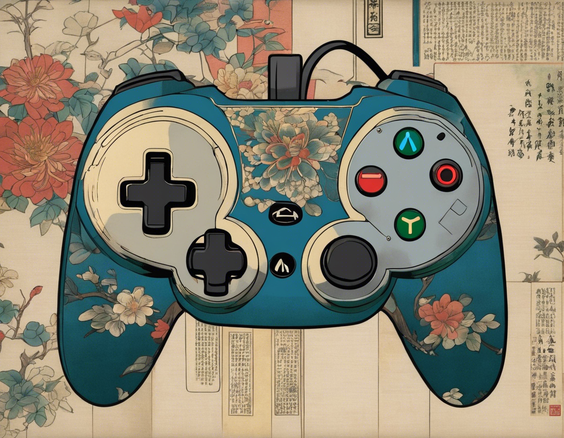 Image - Poetic ukiyo-e views, fleeting moments, a gamepad - 4243254607