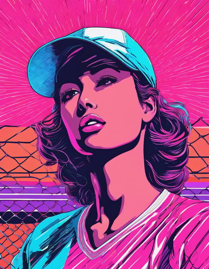 Tote bag - Vaporwave, Tennis - 2995163087