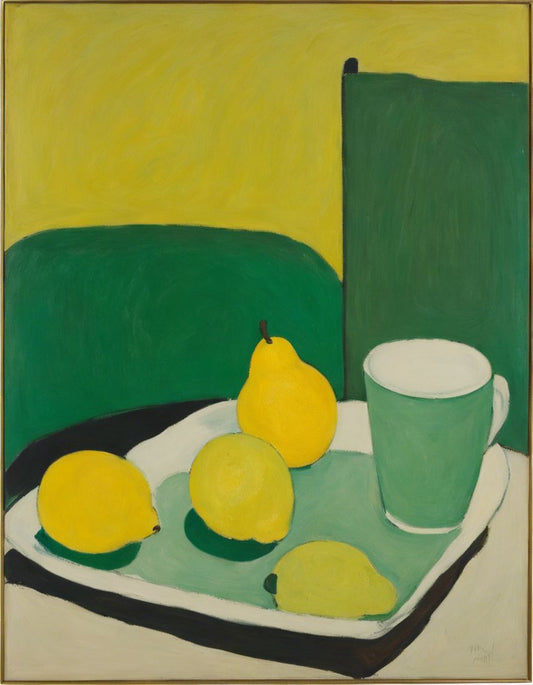 Image - Intimate American figurative, abstract trend, lemons - 2109604648