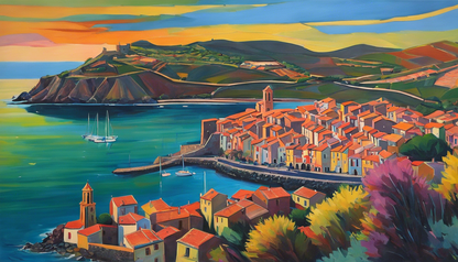 Tote bag - collioure, Exoplanet landscape - 780573905