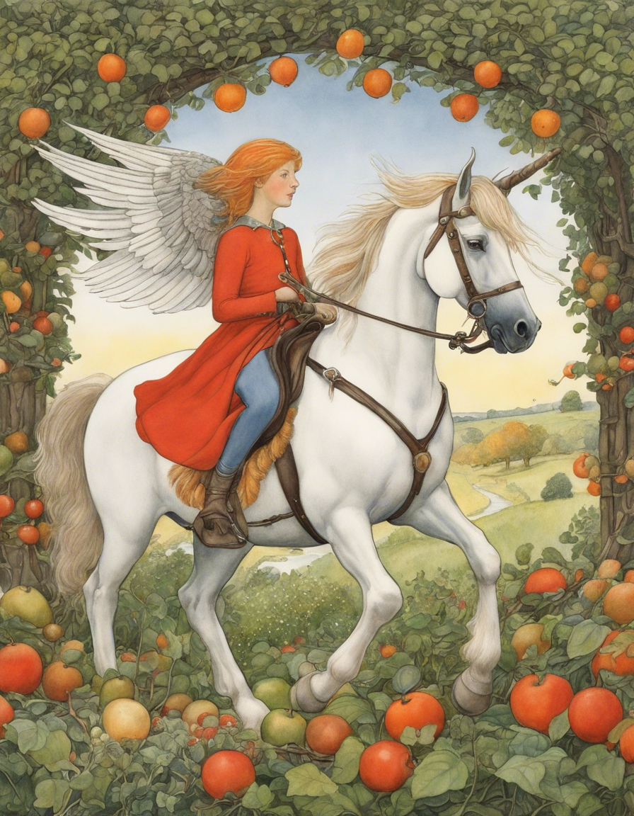 Image - Elsa Beskow atmosphere, Unicorn - 2283368098