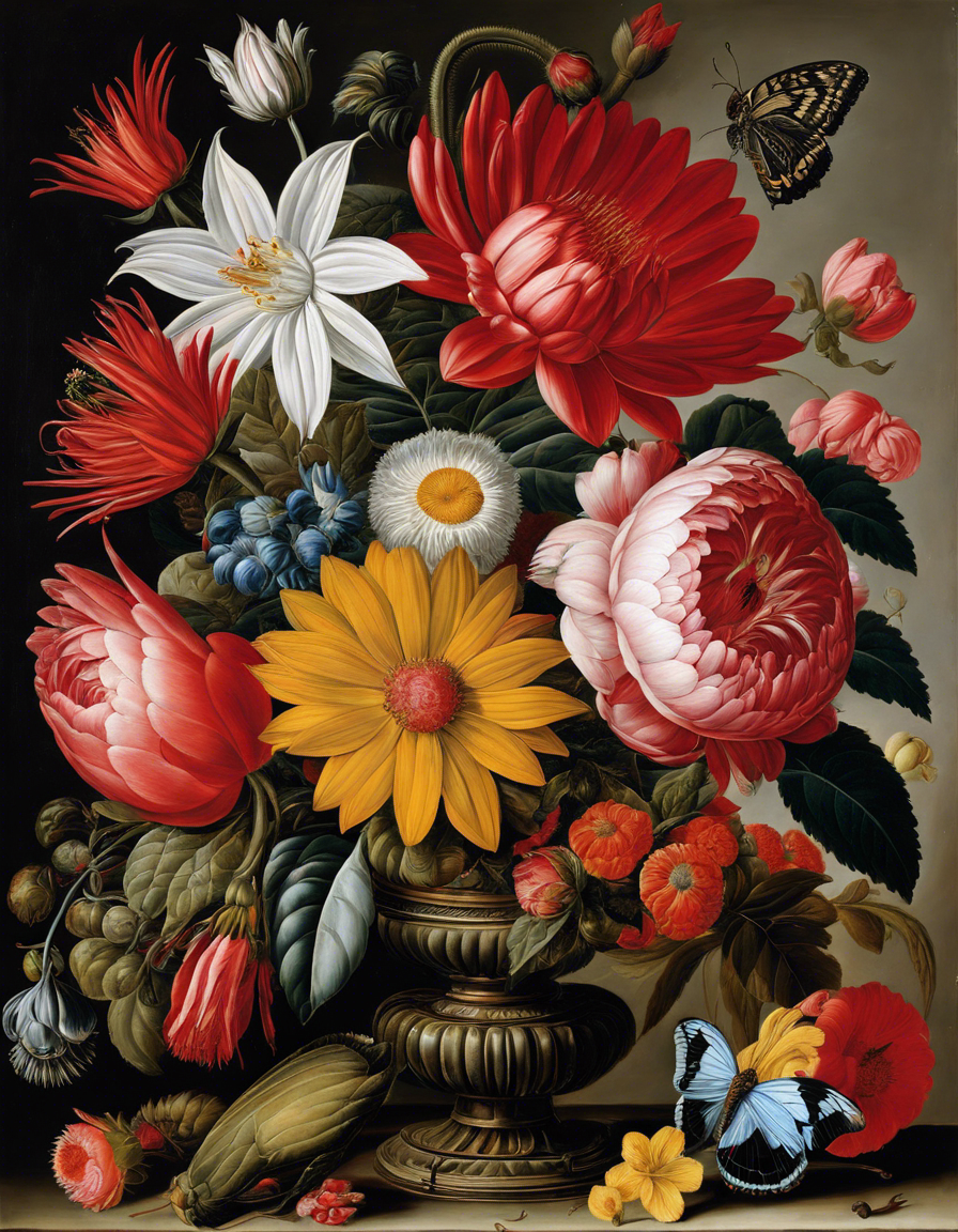 Image - Nature morte florale détaillée, beauté botanique, Fleur - 1756223726