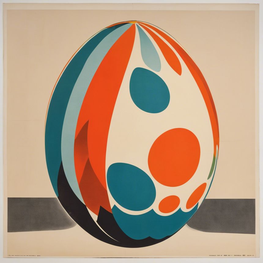 Image - American poster from the 60s, Egg - 139827567