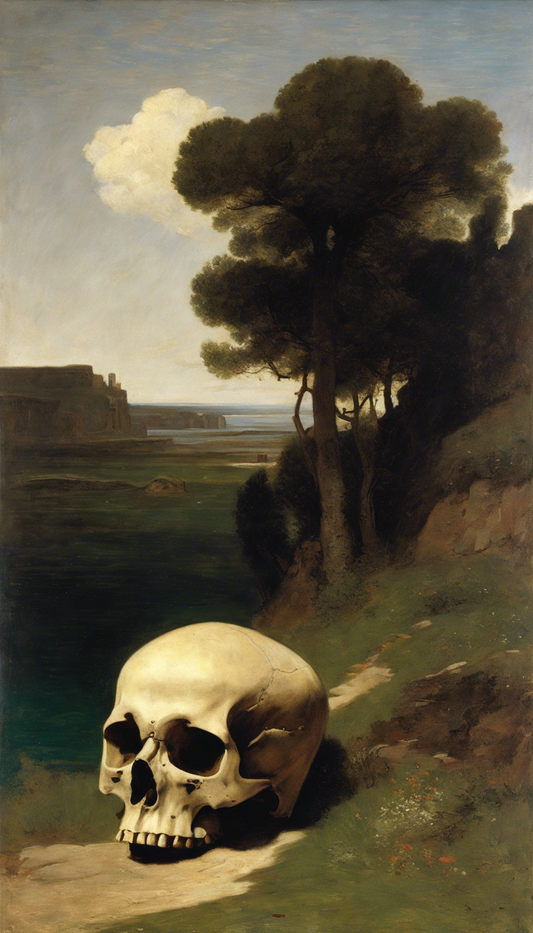 Image - Vaporous and dreamlike symbolism, Skull - 1019981779