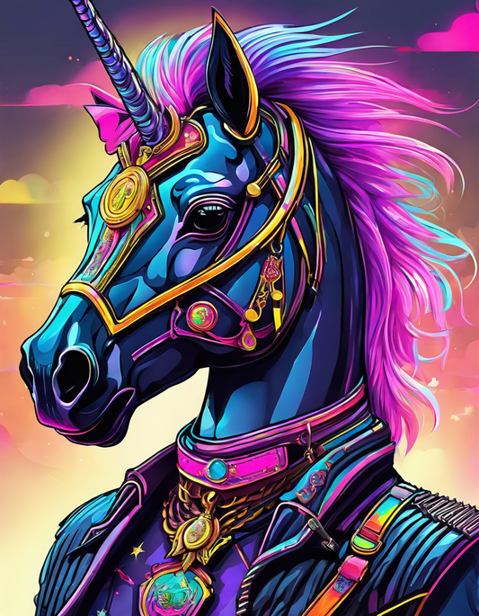 Image - Neon punk, Licorne - 2064505240