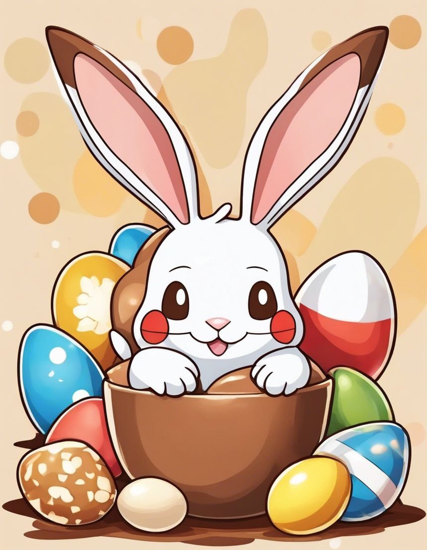 Image - Pokémon , rabbit with chocolate egg - 3142772989