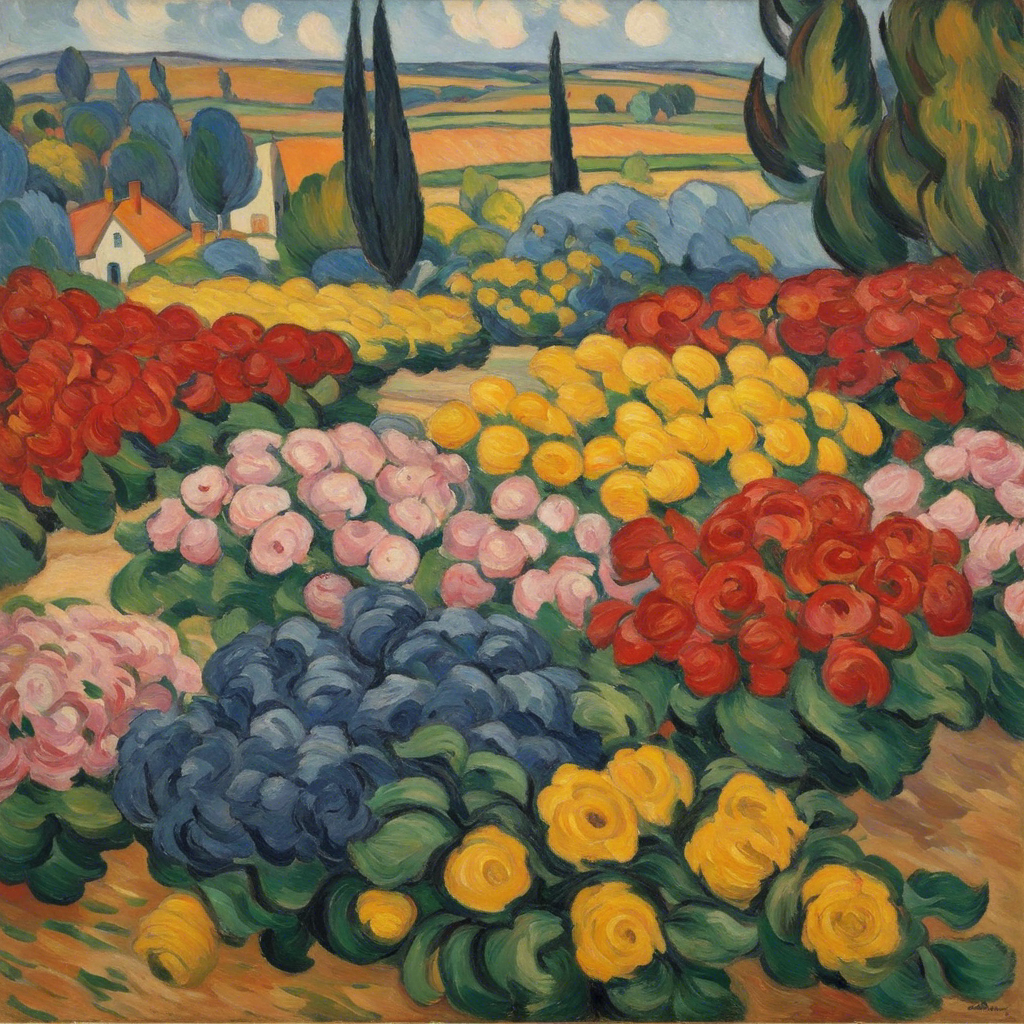 Image - Fauvism with colorful landscapes, The flowers - 3625908527