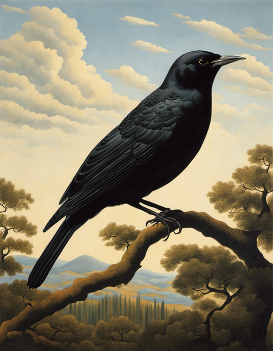 Image - Belgian surrealism, a black bird - 2984316704