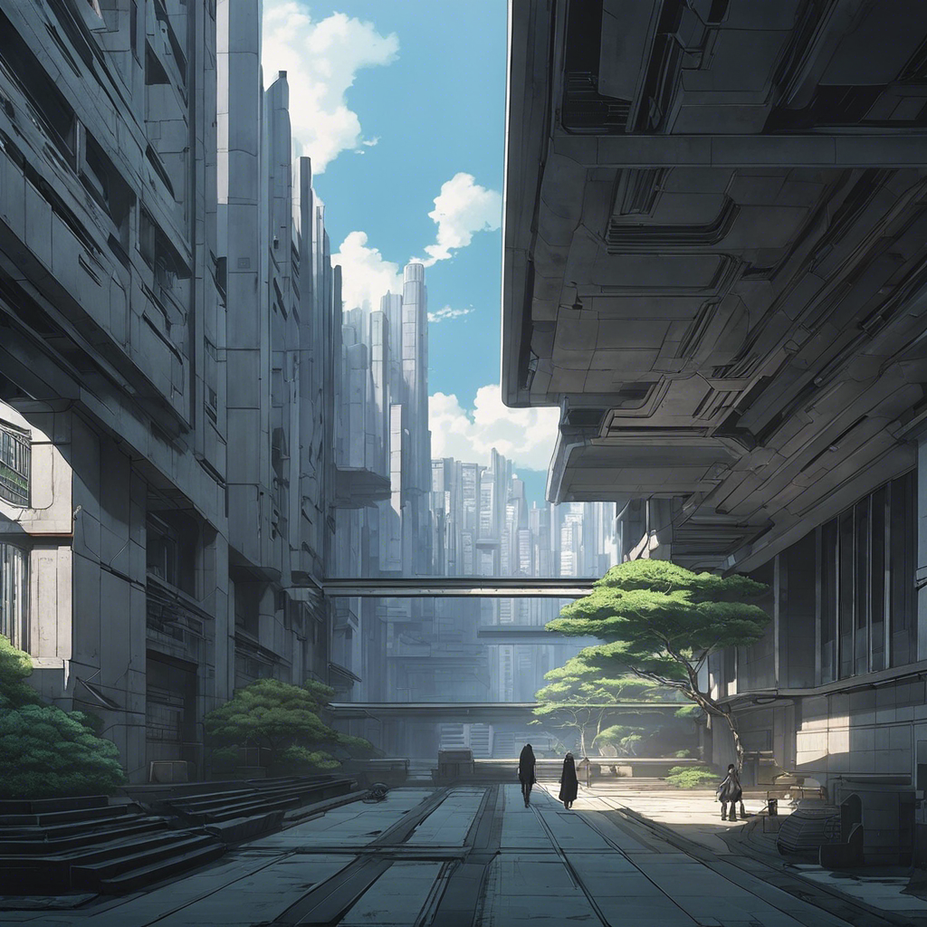 Image - Atmosphère Ghost in the shell, Brutalist architecture, city - 1186372846