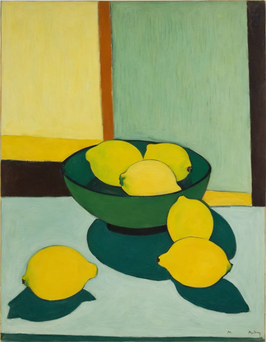 Image - Intimate American figurative, abstract trend, lemons - 2874008996