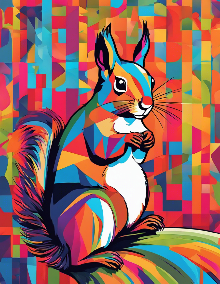 Image - Neo-pop art, Squirrel - 518226135