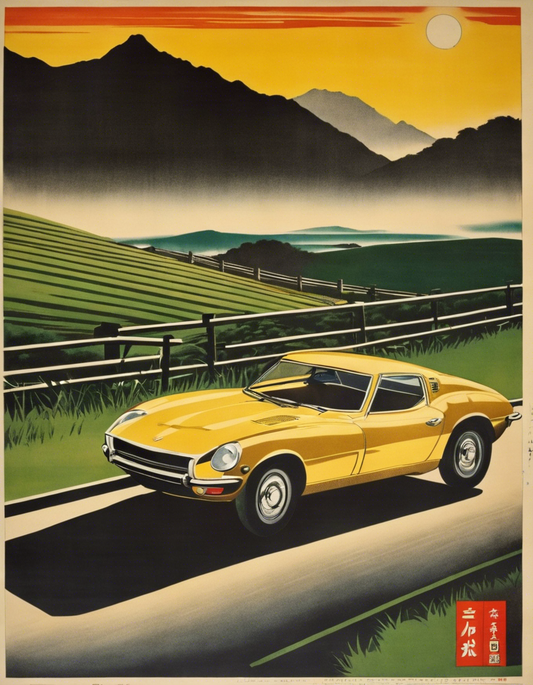 Image - Poster vintage japonais, Route - 3421671381