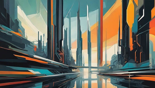 Image - Lyrical abstraction, Futuristic city - 1194183994