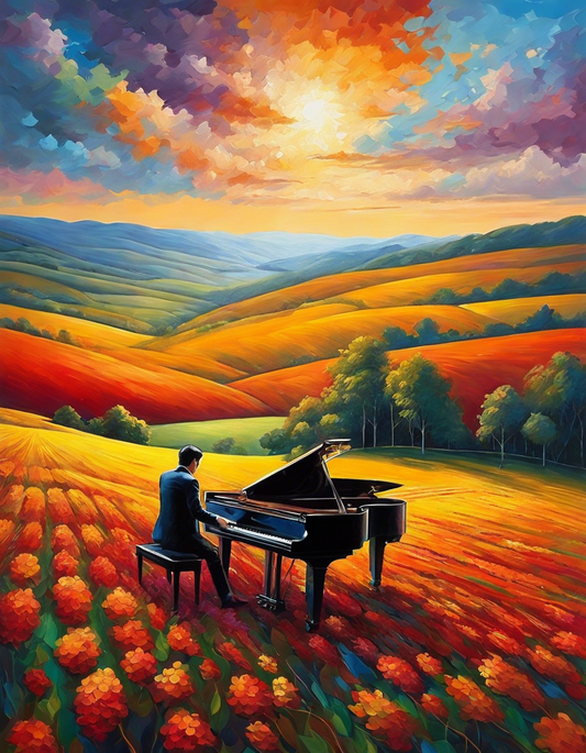 Image - Color field painting, Pianist  - 3455461847